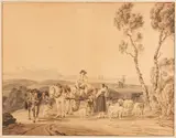 Wilhelm von Kobell, Begegnung am Wegesrand