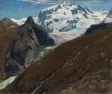 Eugen Bracht, Blick auf den Monte Rosa, Westseite