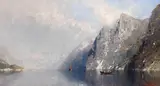 Georg Anton Rasmussen, Norwegische Fjordlandschaft