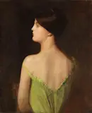 Louis Picard, Frauenporträt, 1890, Oil on canvas