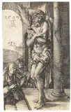 Der Schmerzensmann an der Säule by Albrecht Durer, 1509, Engraving, sold May 2013