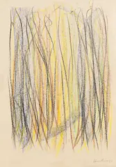 Hans Hartung, Ohne Titel, 1963, Chalk drawing