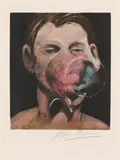 Francis Bacon, Portrait de Peter Beard, 1976, Etching and aquatint