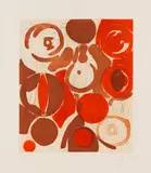 Ernst Wilhelm Nay, Sechs Aquatinten. Über den Menschen, 1965, Etching and aquatint in colors