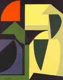 Otto Ritschl, Komposition 1956/1, 1956, Oil on canvas