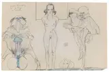 Phyllis by Horst Janssen, 1984, Pencil drawing, sold Apr 2013