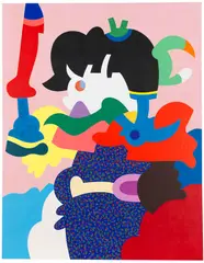 Der Mondhauptmann by Otmar Alt, 1969, Oil on canvas, sold Apr 2013