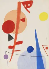 Sphärisches 1949 by Max Ackermann, 1948, Oil, sold Apr 2013