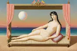 Ludwig Schwarzer, Geburt der Venus, 1976, Oil on fibreboard
