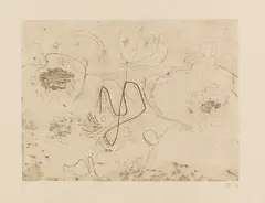 Jackson Pollock, Untitled, 1944, Drypoint