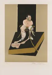 Triptych 1986-1987 by Francis Bacon, 1987, Etching and aquatint in colors, sold Apr 2013
