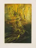 Ohne Titel by Zao Wou-ki, 1963, Etching and aquatint, sold Apr 2013