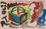 A. R. Penck, Ohne Titel, 1980, Gouache