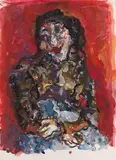 (d. i. Kassab-Bachi Marwan) Marwan, Ohne Titel, 1983, Watercolor