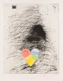 Jim Dine, A Girl and her Dog II, 1971, Etching