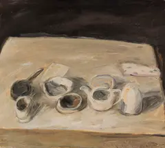 Stillleben by Klaus Fußmann, 1982, Oil, sold Apr 2013