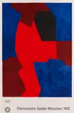 Composition bleue, rouge et noire by Serge Poliakoff, 1969, Lithograph in colors, sold Apr 2013