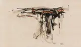 Peter Brüning, Ohne Titel, 1959, Watercolor