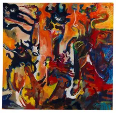 Axel Heil, When reason sleeps, the sirens sing (Perseus), 1987, Acrylic