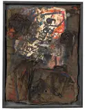 Ohne Titel by Karl Fred Dahmen, 1964, Collage, sold Apr 2013