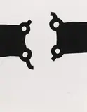 Eduardo Chillida, Olimpíada Seul, 1988, Serigrafie und Prägedruck auf BFK Rives