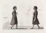 David Hockney, Hommage to Michelangelo, 1975, Etching in colors