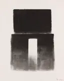 Erich Hauser, 5 Blätter: Abstrakte Kompositionen, 1968, Chalk drawing