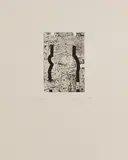 Eduardo Chillida, La indetenible quietud III, 1998, Etching and aquatint