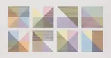 Sol LeWitt, Eight Squares with a Different Color in Each Half Square (Divided Vertically and Horizontally) Composite