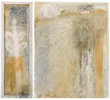 Hakimi Elizehi, Mehabehara (2-teilig), 1994, Oil on canvas