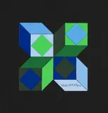 Victor Vasarely, Lapidaire, 1975, Collage