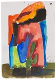 Markus Lüpertz, Ohne Titel, 2007, Watercolor
