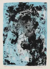 Fred Thieler, 4 Blätter: Kompositionen, 1962, Lithograph