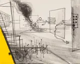 Constant Nieuwenhuys, 3 Blätter: Aus Labyrismen, 1962, Lithograph in colors