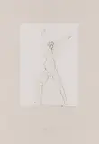 Joseph Beuys, o.T. (Mädchen), 1982, Etching