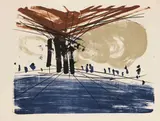 Constant Nieuwenhuys, Ohne Titel, 1960, Lithograph in colors