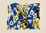 Ernst Wilhelm Nay, Farblitho 1952, 1952, Lithograph in colors