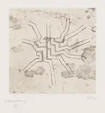Eduardo Chillida, Enda VI - Raza, 1976, Etching