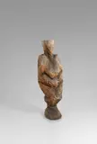 Karl Manfred Rennertz, Kleine Frau, Wooden sculpture