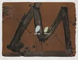 Antoni Tàpies, Grand M avec taches