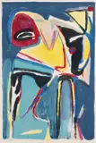 Bram van Velde, Ohne Titel, 1977, Lithograph in colors
