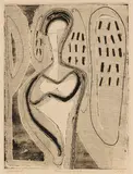 Rolf Nesch, Frau auf der Brücke