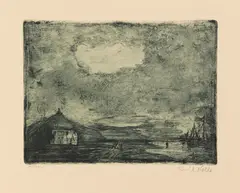 Heimat by Emil Nolde, 1905, Etching, sold Apr 2013