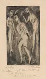Ernst Ludwig Kirchner, Der Tanz zwischen den Frauen, 1919, Drypoint