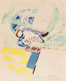Kurt Schwitters, To Hjalmar Gabrielson [3]. Merzzeichnung, 1947, Collage