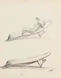 Salvador Dalí, Étude de mobilier