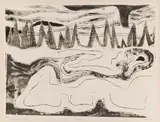 Rolf Nesch, Fjord, 1934, Print