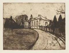 Das Haus by Edvard Munch, 1902, Etching, sold Apr 2013