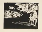 Verzweiflung by Emil Nolde, 1906, Woodcut, sold Apr 2013