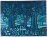 Josef Scharl, Regentag, 1952, Oil on canvas